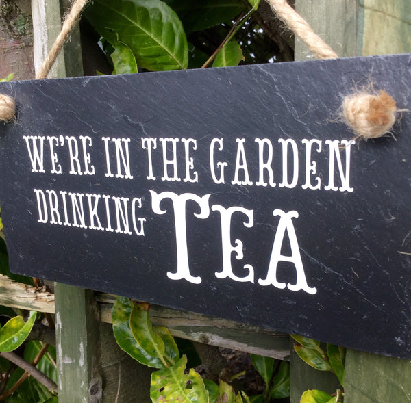 In the garden drinking tea - Lilybels