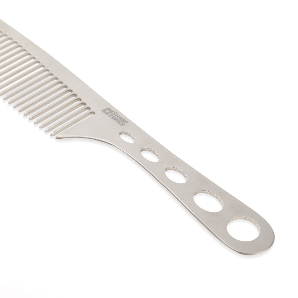 Professional Dense Dressing Comb Anti Static Stainless Steel 75inches