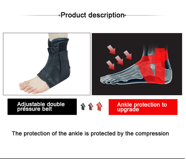 laced ankle brace