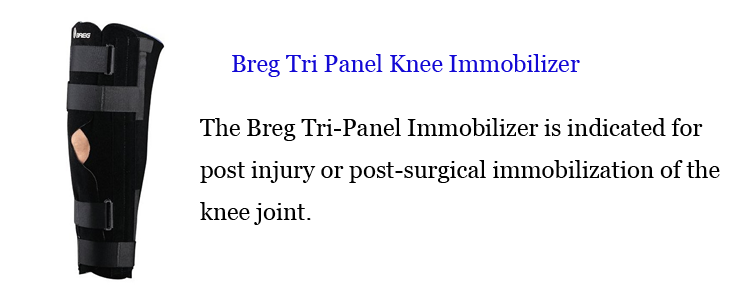 Breg Tri Panel Knee Immobilizer