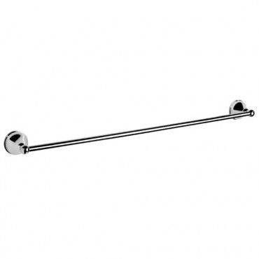 DALLAS Single Towel Rail 800 - Chrome/ White/ Ivory