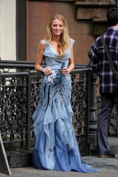 serena van der woodsen sequin dress