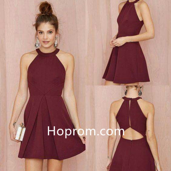 halter homecoming dress