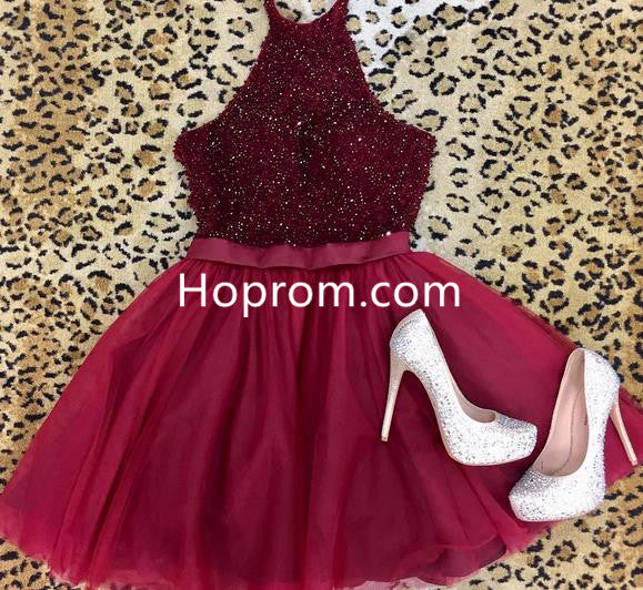 cute short red dresses