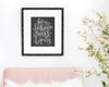 She is Clothed in Strength and Dignity Chalkboard Print - Chalkfulloflove