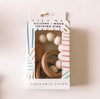 Chewable Charm - Hayes Silicone + Wood Teether Ring - Mustard Yellow - Chalkfulloflove
