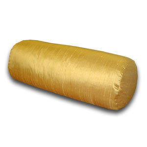 gold bolster pillow