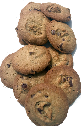 Vanilla Hemp cookies with chocolate chips