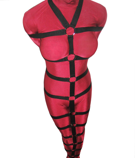 Full Body Bondage Harness Poly Webbing BW LLC