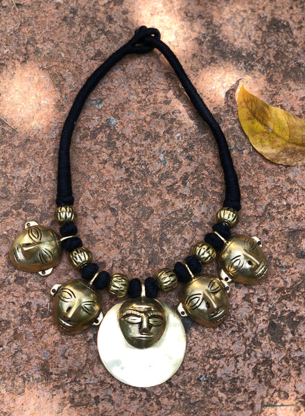 Gold Chehre choker