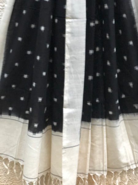 Pochampally Ikat Unstitched Suit Set