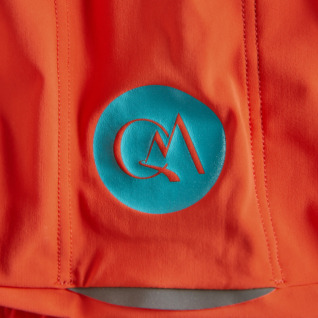 Orange Women's cycling top on OMNIUM