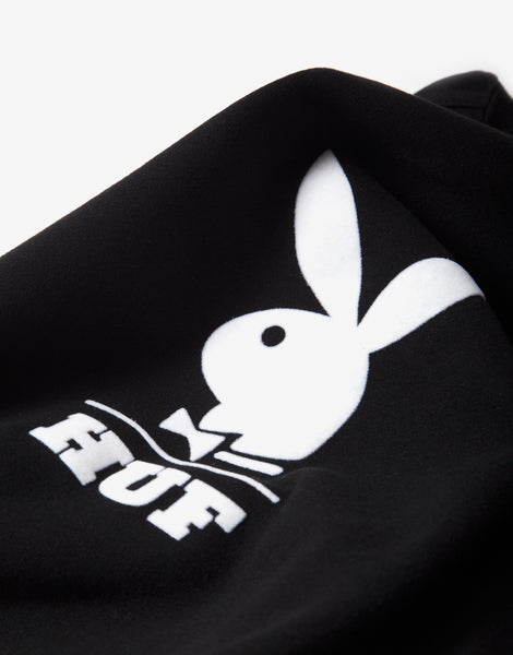 HUF x Playboy Logo Crewneck Sweatshirt Black