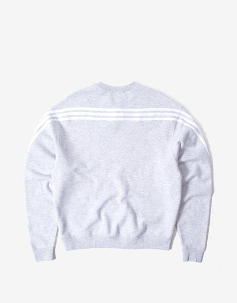 adidas originals sweatshirt with wrap 3 stripes in white