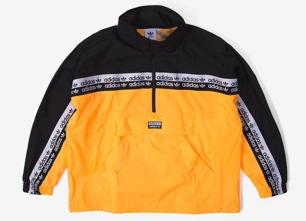 adidas orange and black jacket