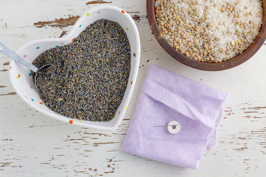 DIY Lavender & Rice Heat Pack