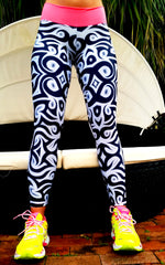 Zebra Brazilian Lycra leggings