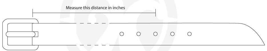 Custom Leather Belt Size Chart