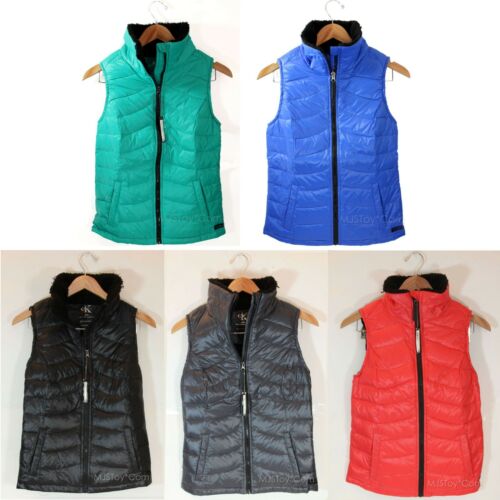 huichelarij Zeemeeuw buis NWT Calvin Klein CK Women Quilted Puffer Vest Jacket Warm Down Feather –  JNL Trading