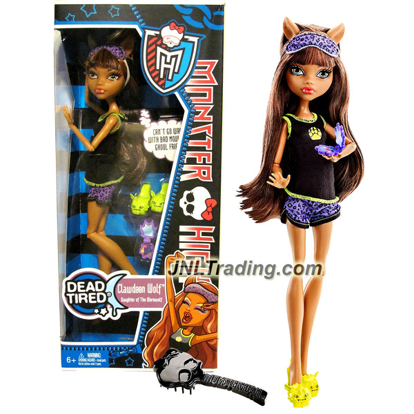 monster high dolls dead tired