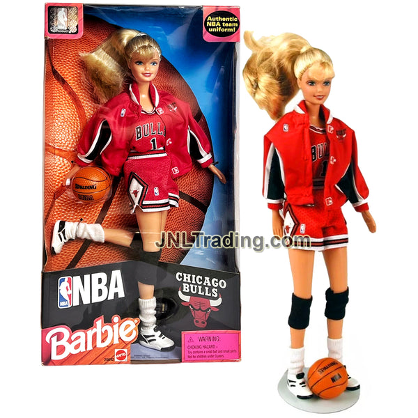 reparatie Speciaal Opvoeding Year 1998 Barbie NBA Series 12 Inch Doll - CHICAGO BULLS Caucasian Mod –  JNL Trading