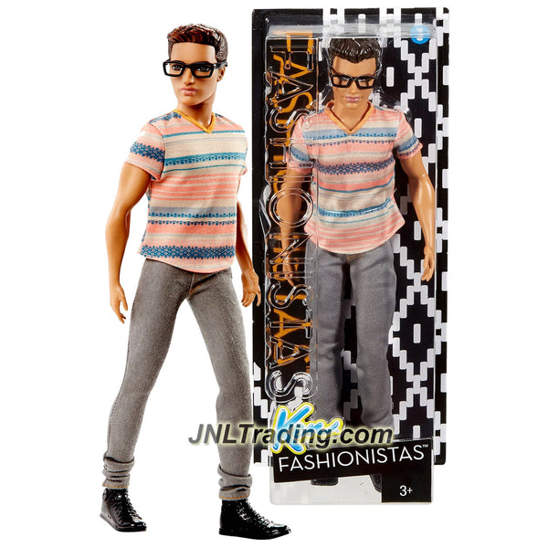 Mattel Year 2015 Barbie Ken Fashionistas Doll - Stylin' Stripe – Trading