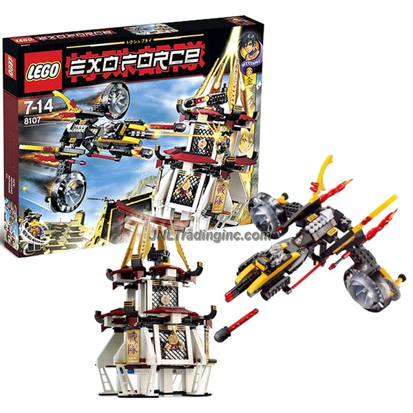 Year 2007 Exo-Force Series Set # 8107 - THE GOLDEN TOWE – Trading