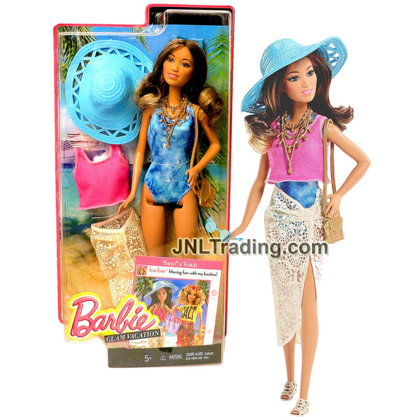 uitblinken Gasvormig landinwaarts Year 2015 Barbie Glam Vacation 12 Inch Doll - TERESA DGY76 in Swimsuit –  JNL Trading