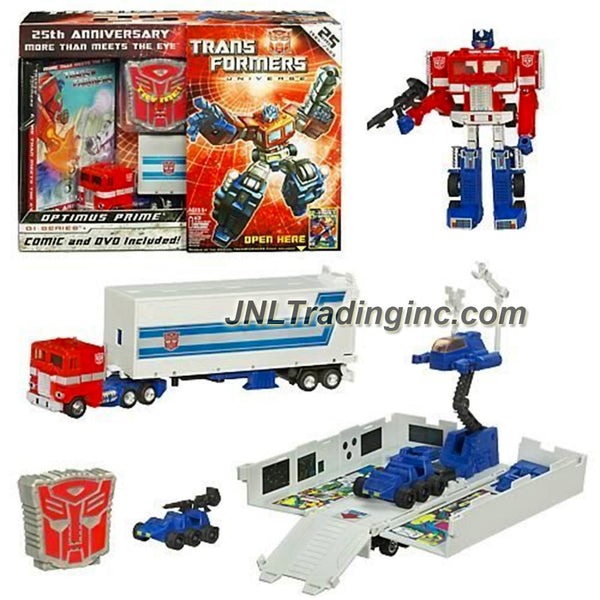 transformers universe 25th anniversary gi series deluxe box set optimus prime