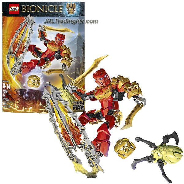 Lego Bionicle Series 8" Tall Figure - TAHU Master of Fire with JNL