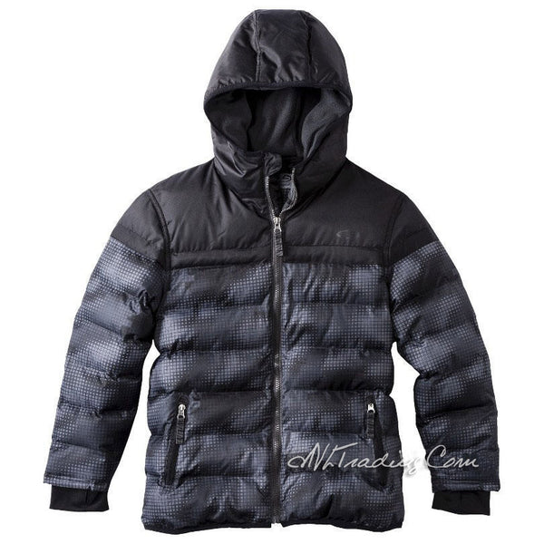 boys hooded puffer coat