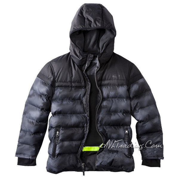 champion black puffer coat