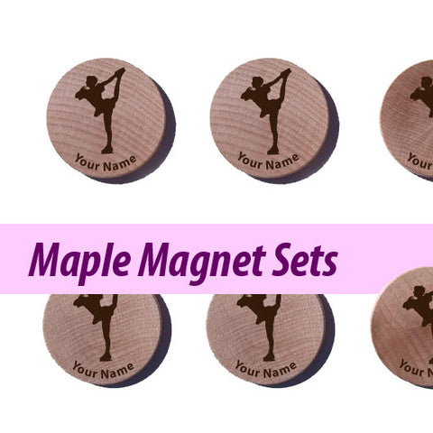 Nutcracker Maple Magnet Sets