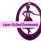 Laser-Etched Ornaments (Made in USA)
