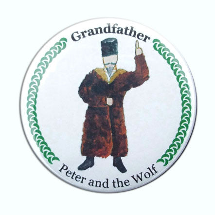 Peter's Grandfather Button / Magnet