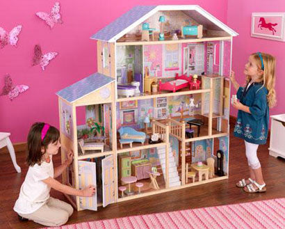 fully furnished dollhouse