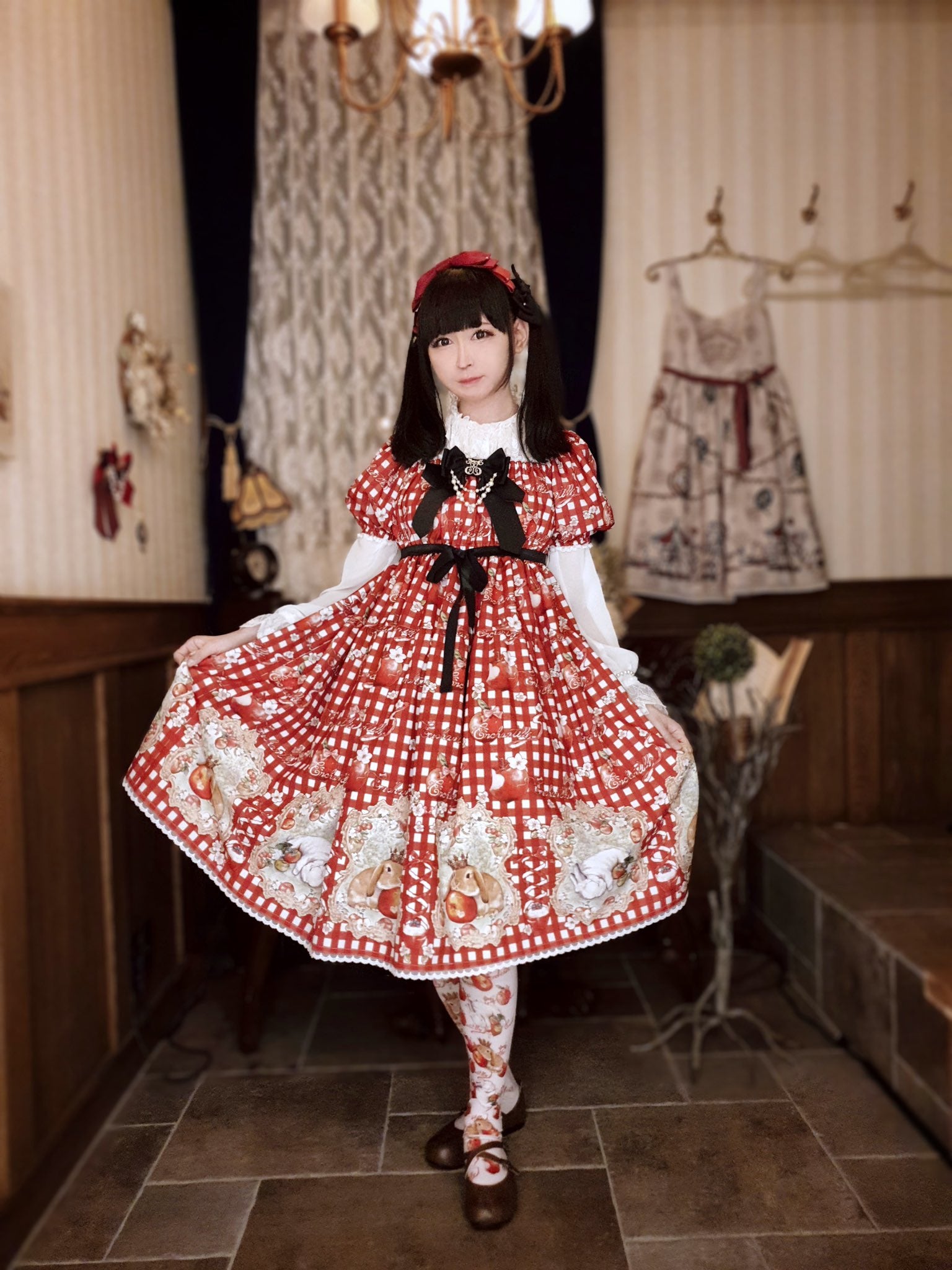 るぅーしぃー様お取り置き中】Sweet Gingham Doll ワンピース