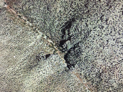 Google Earth Image of a desert canyon