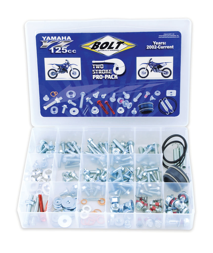 BOLT YZ Track Pack OEM type bolts & fasteners kit YAMAHA YZ125 96-18 