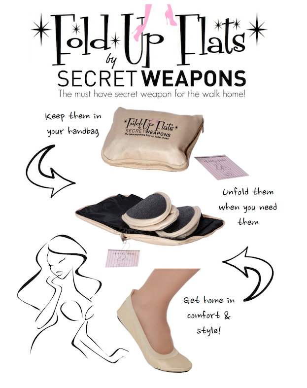 Fold Up Ballet Flats for the perfect 