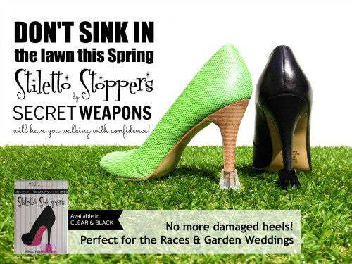 stiletto covers for grass