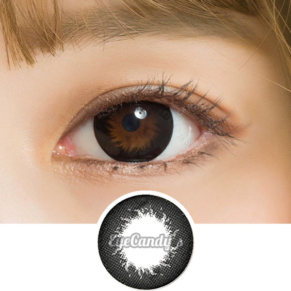 Buy GEO 1Tone Circle Lenses Princess Black EyeCandys