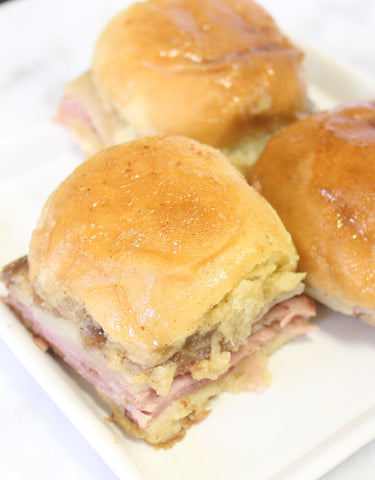 Garlic Ham & Cheese Sliders