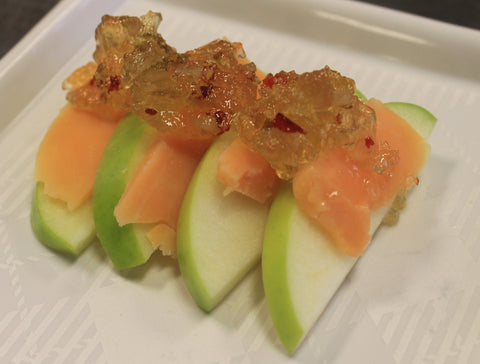 Apple Slices with Sharp Cheddar and Apple Jalapeno Walnut