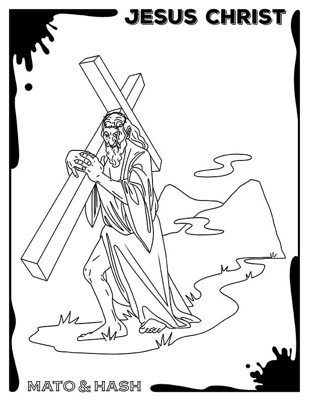 ascension coloring pages of jesus