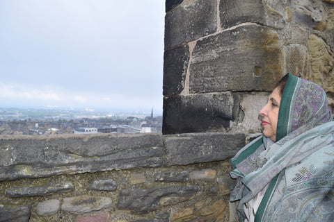 Meshar Mumtaz Bano at Edinburgh Castle - May 2014