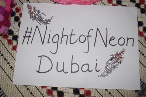 The Lilfairtrade Shop Night of Neon, Dubai, UAE October 2014 - Fairtrade and Breast Cancer Awareness