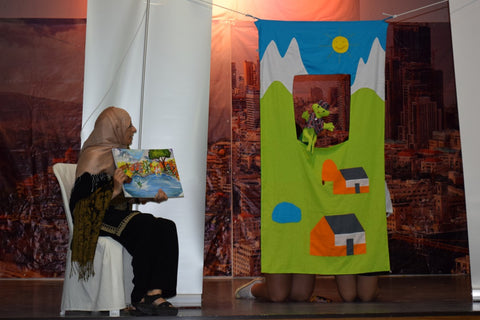 Fair Trade Puppet Show with Sabeena Ahmed at the IFTTC 2016 Baskinta Lebanon