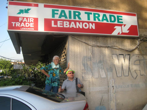 Fair Trade Lebanon Headquarters, Beirut with Ailsa and Luis - The Little Fair Trade Shop