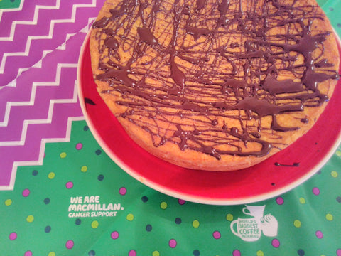 Gluten Free Cake with fairtrade chocolate Green & Blacks & Divine - Macmillan Cancer Research